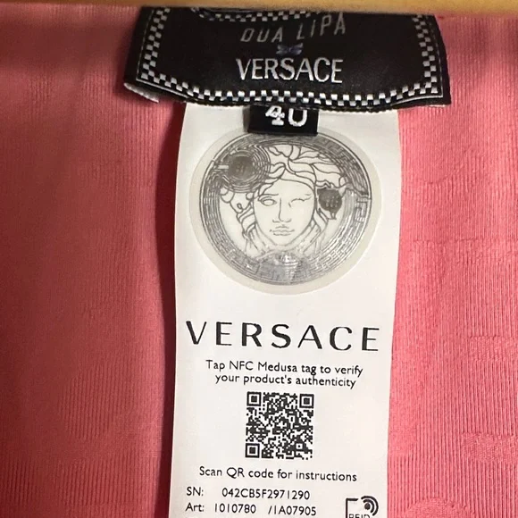 Versace x Dua Lipa Collab Embossed Tank Dress - Picture 3 of 6